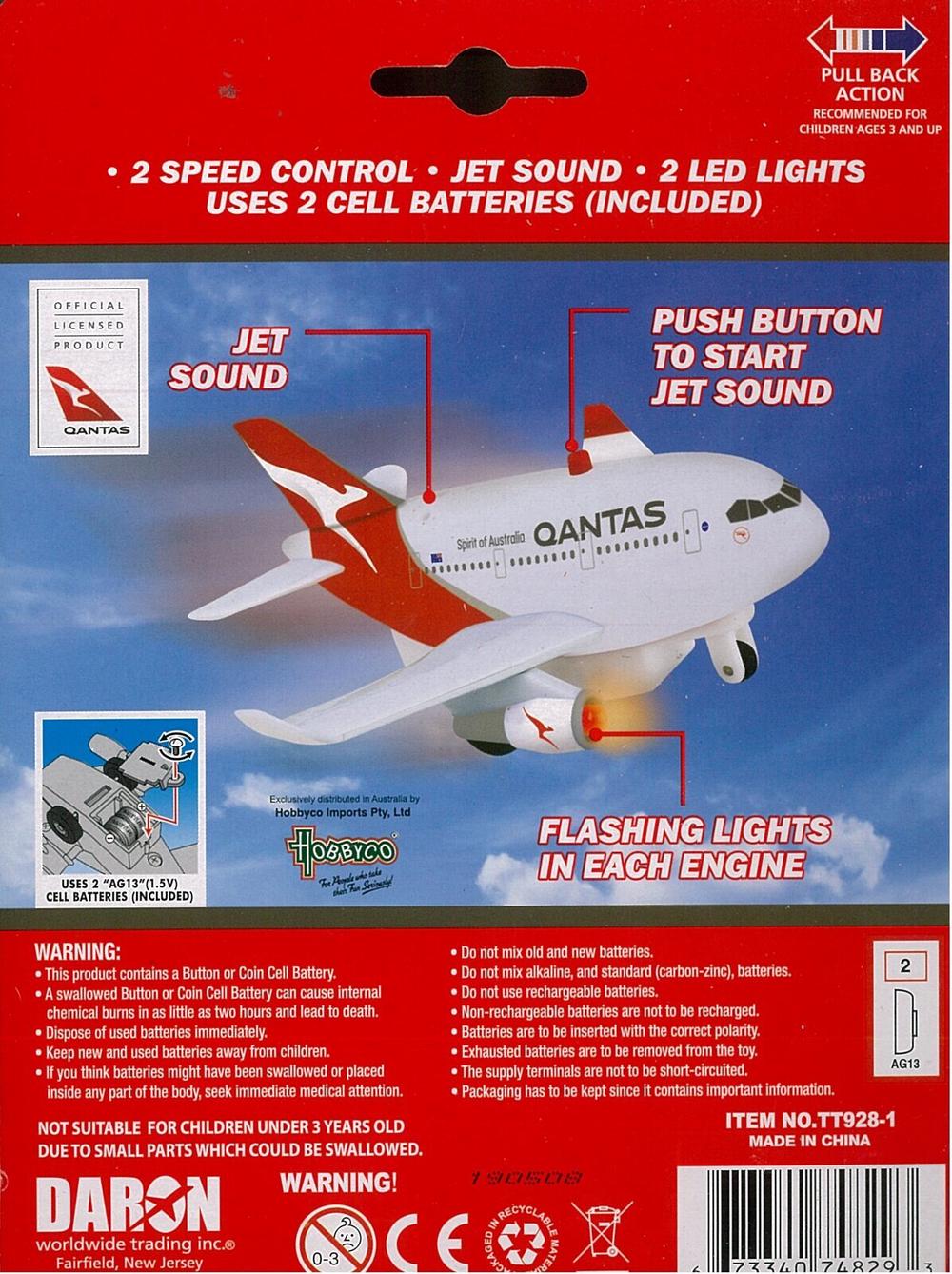 Qantas sale toy plane