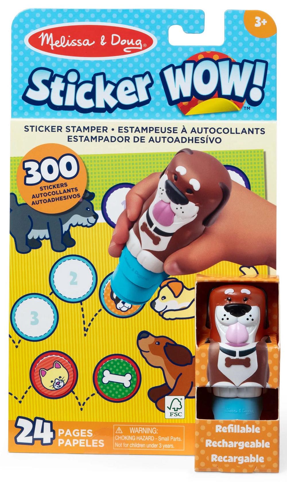 Melissa & Doug Sticker WOW! Activity Pad Set - Dog, 0681147000254