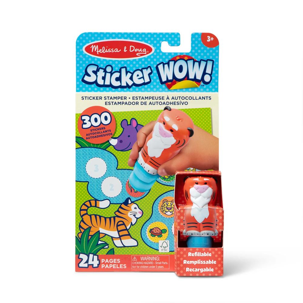 Melissa & Doug Sticker WOW! Activity Pad Set - Tiger, 0681147000285