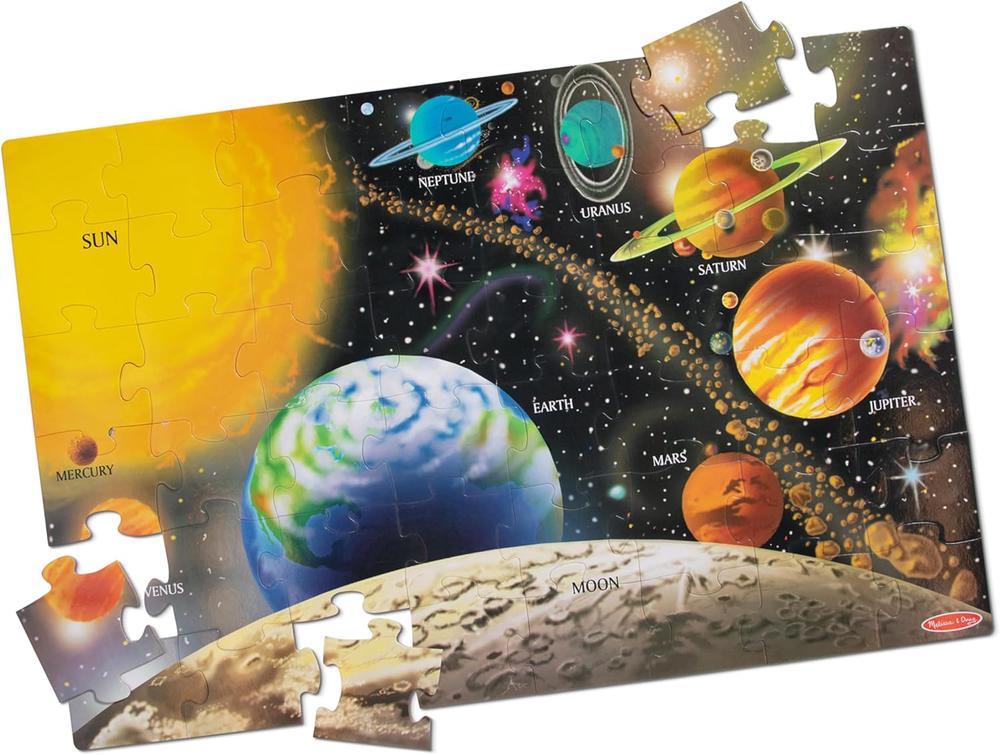 Melissa & Doug Solar System Floor Puzzle, 48pc, 0681147000711