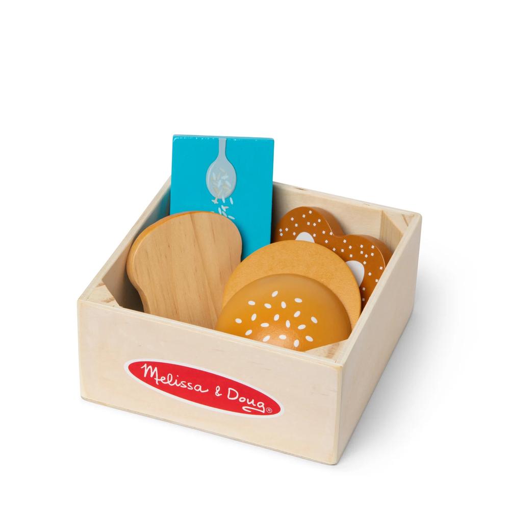 Melissa & Doug Wooden Food Groups Play Set - Grains, 0681147000889