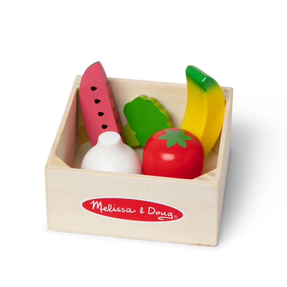 Melissa & Doug Wooden Food Groups Play Set - Produce, 0681147000988