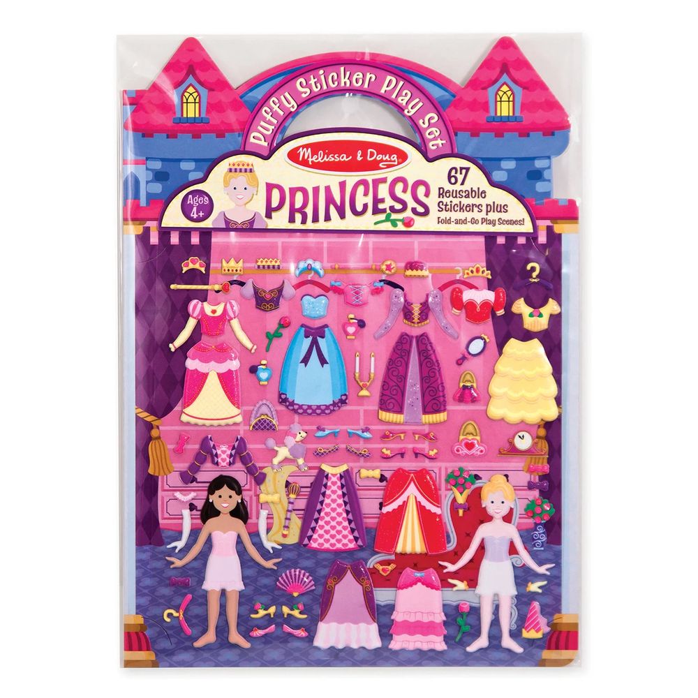 Melissa & Doug Reusable Puffy Sticker Play Set - Princess by Melissa & Doug - ISBN: 0681147001053