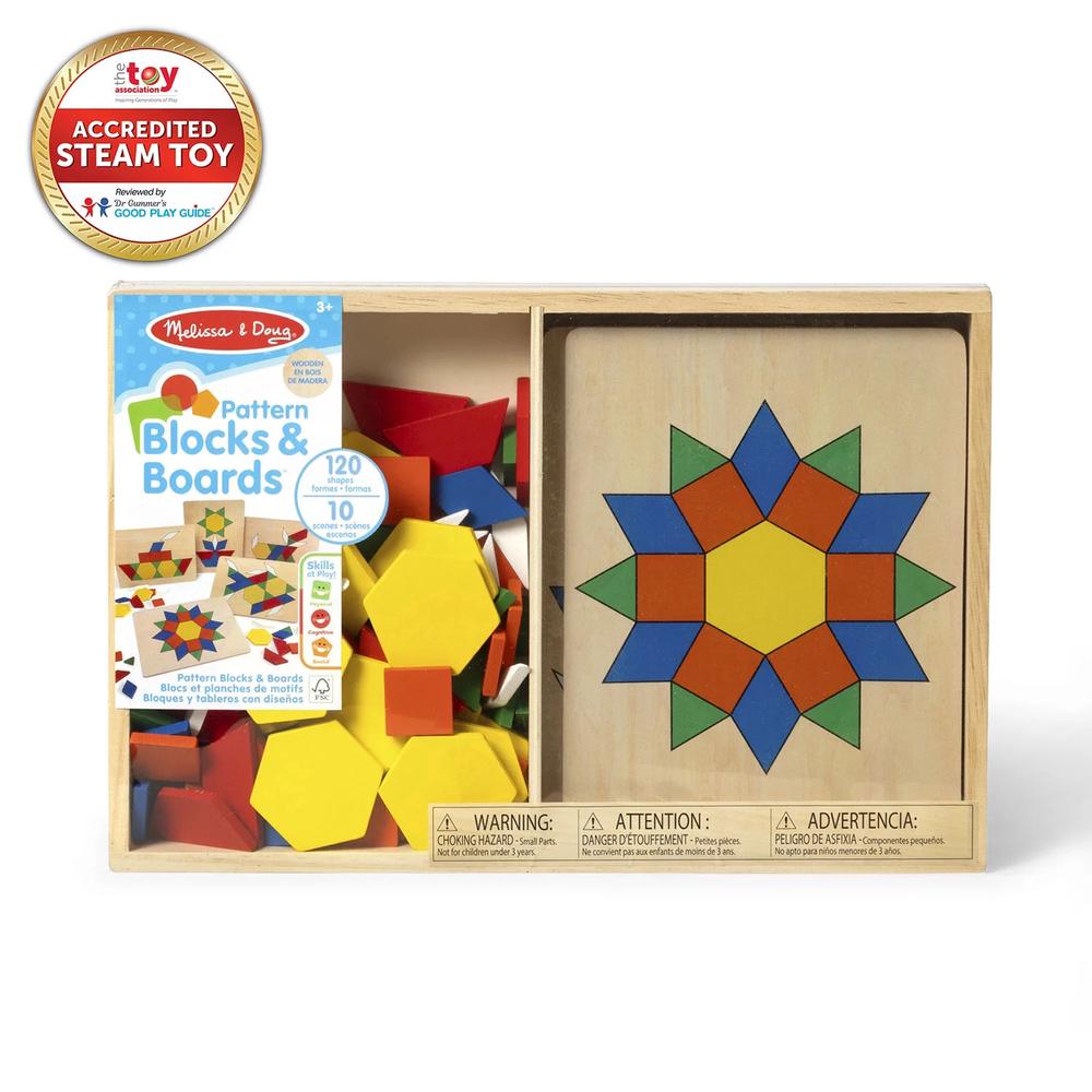 Melissa & Doug Pattern Blocks And Boards by Melissa & Doug - ISBN: 0681147001107
