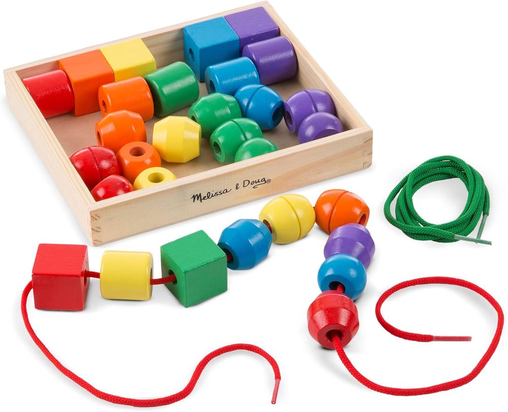 Melissa & Doug Primary Lacing Beads, 0681147001268