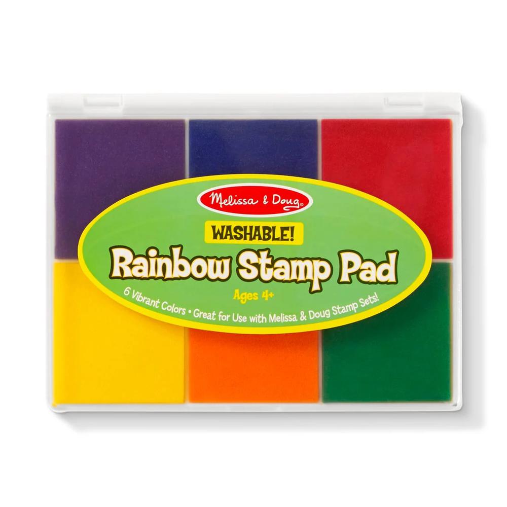 Melissa & Doug Rainbow Stamp Pad, 6 Colours, 0681147001541