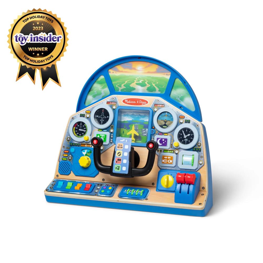 Melissa & Doug Jet Pilot Interactive Dashboard, 0681147002623