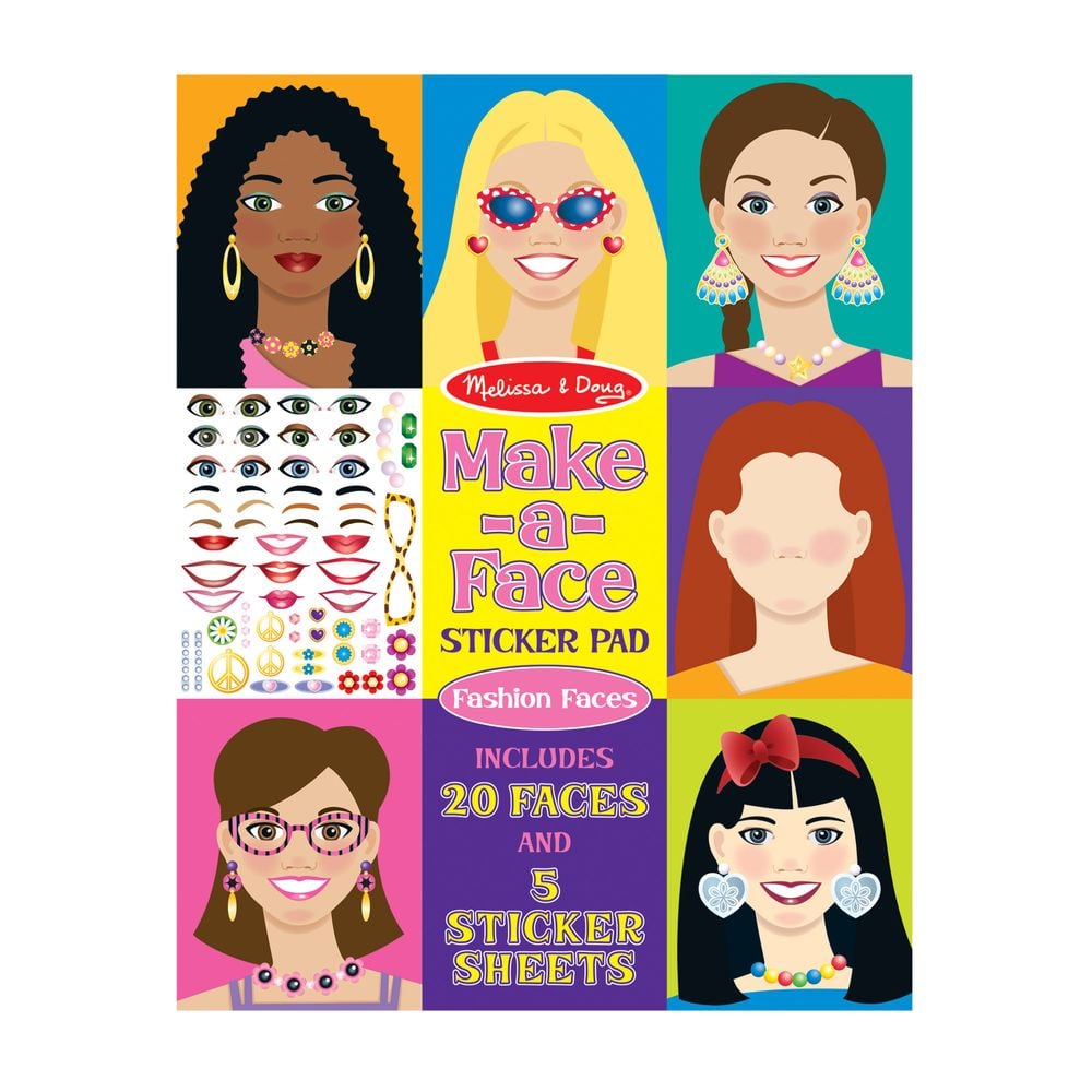Melissa & Doug Make-a-Face - Fashion Faces by Melissa & Doug - ISBN: 0681147003958