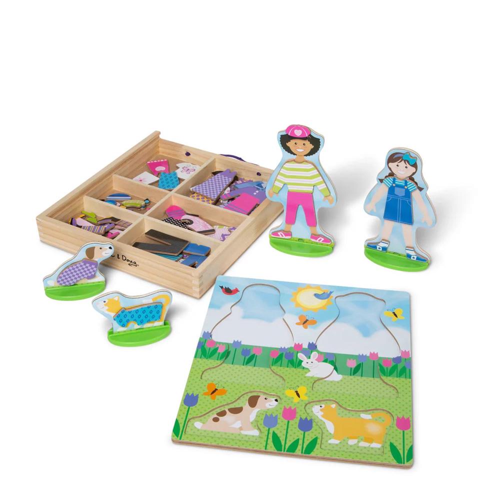 Melissa & Doug Best Friends Magnetic Dress-Up, 0681147004184
