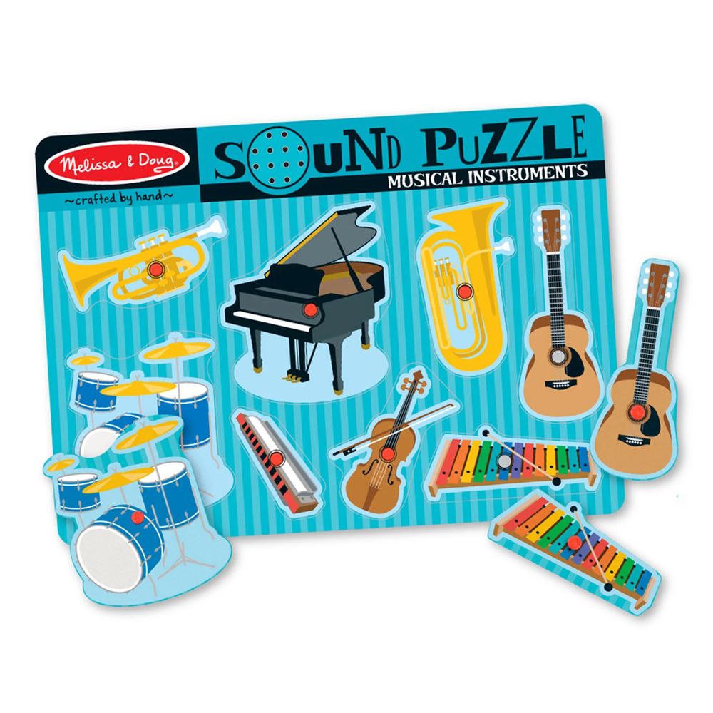 Melissa & Doug Musical Instruments Sound Puzzle, 8pc by Melissa & Doug - ISBN: 0681147004962