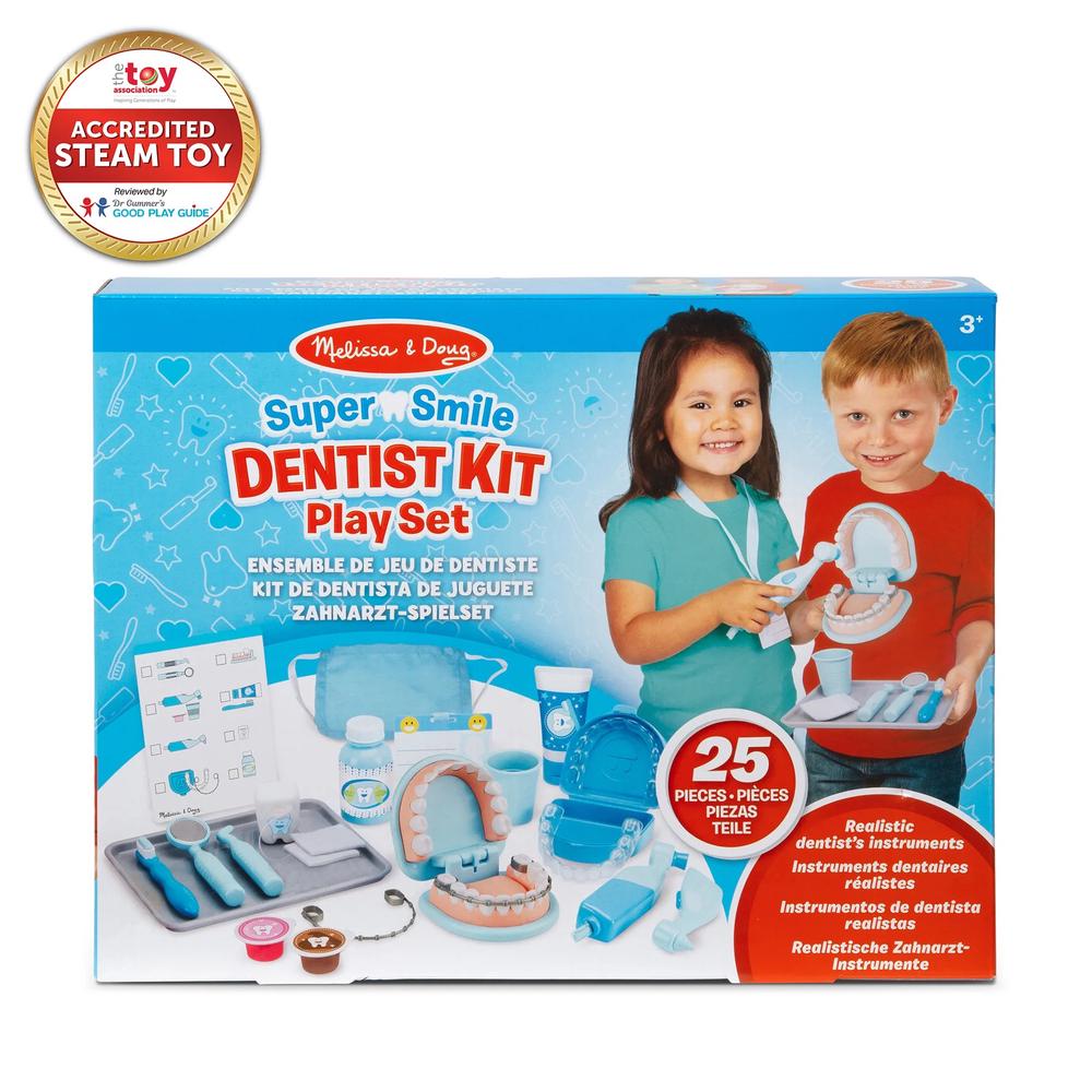 Melissa & Doug Super Smile Dentist Play Set, 0681147005372