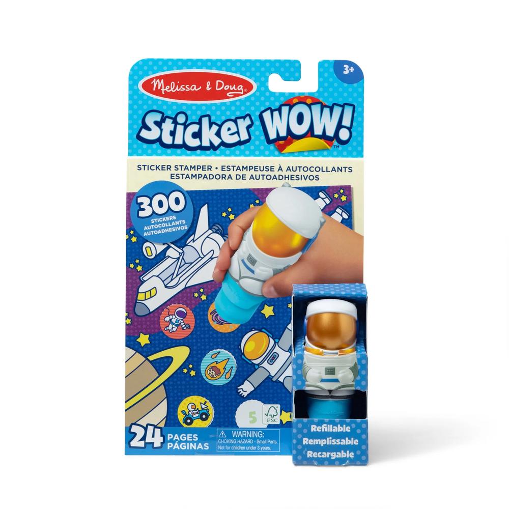 Melissa & Doug Sticker WOW! Activity Pad Set - AstrOnaut, 0681147005570