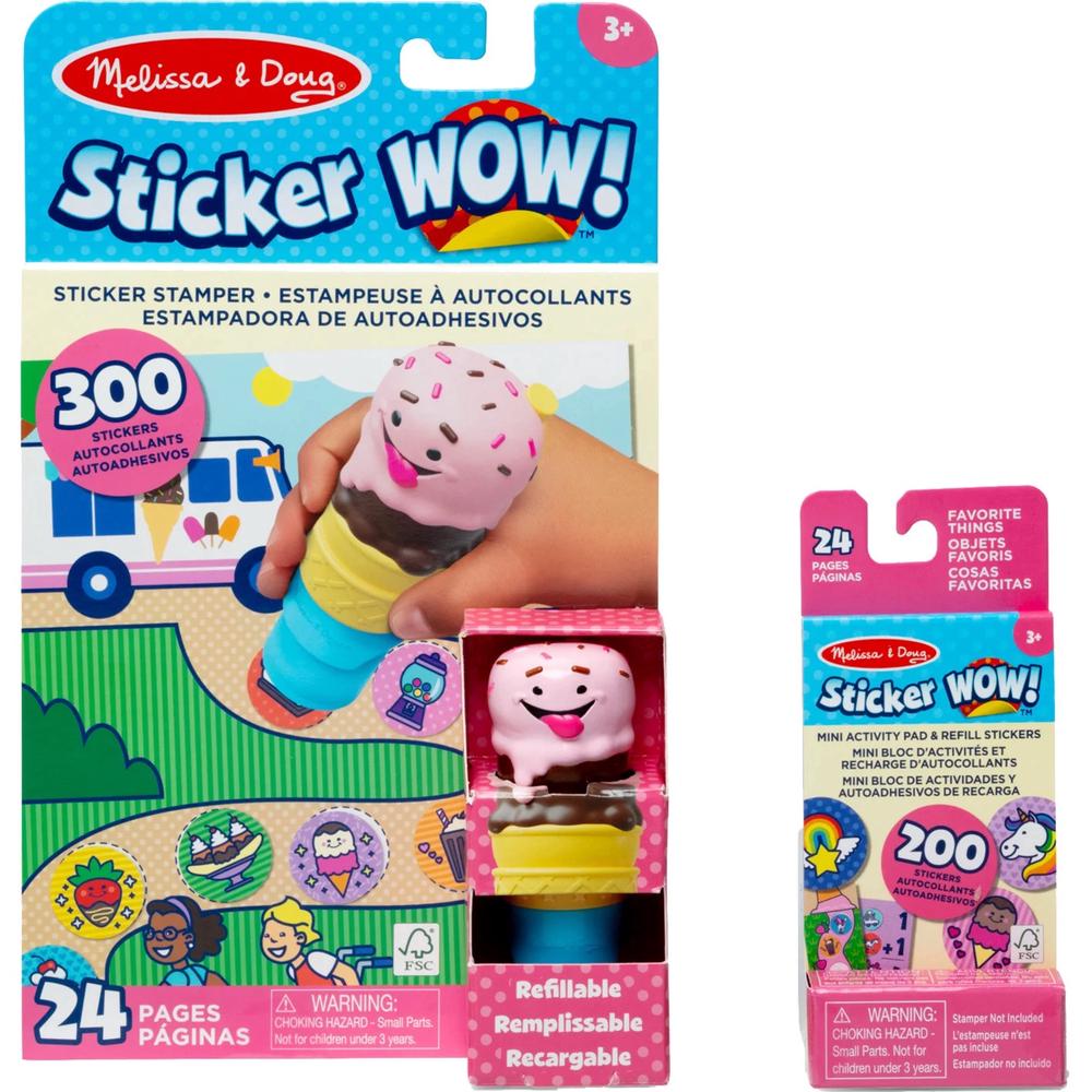 Melissa & Doug Sticker WOW! Activity Pad Set (Ice Cream) by Melissa & Doug - ISBN: 0681147005624