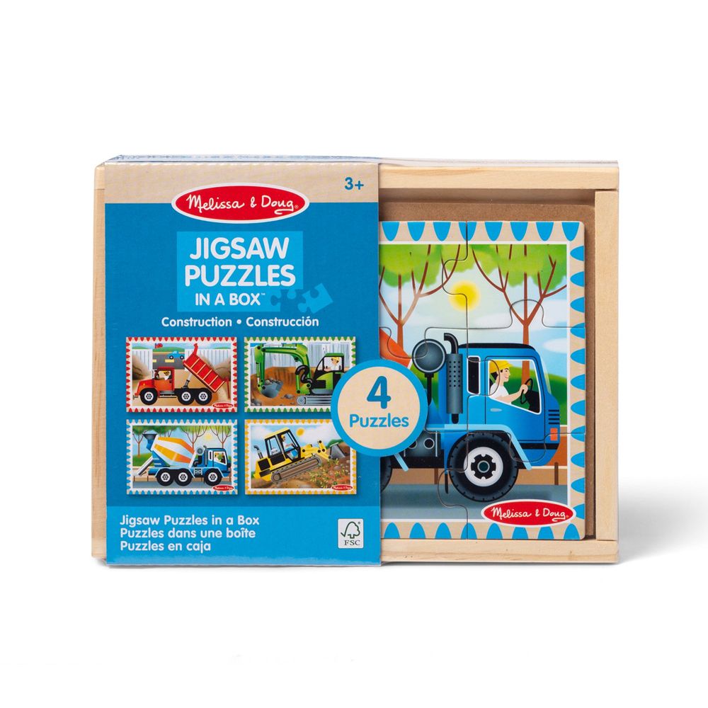 Melissa & Doug Construction Puzzles in a Box by Melissa & Doug - ISBN: 0681147005716