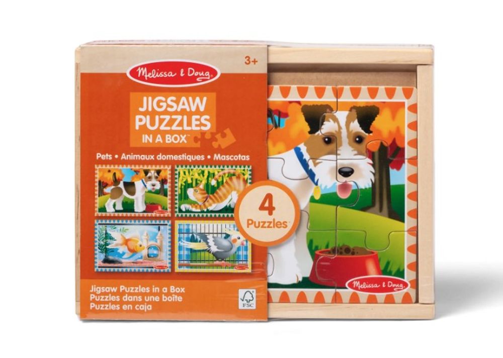Melissa & Doug Pets Puzzles in a Box by Melissa & Doug - ISBN: 0681147006027
