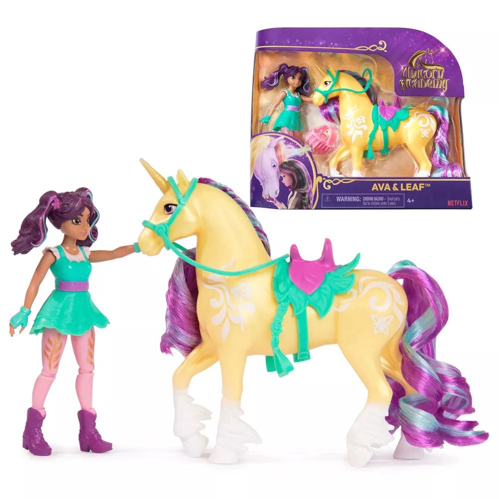 Spin Master Unicorn Academy Small Doll Ava & Leaf, 0681147010116