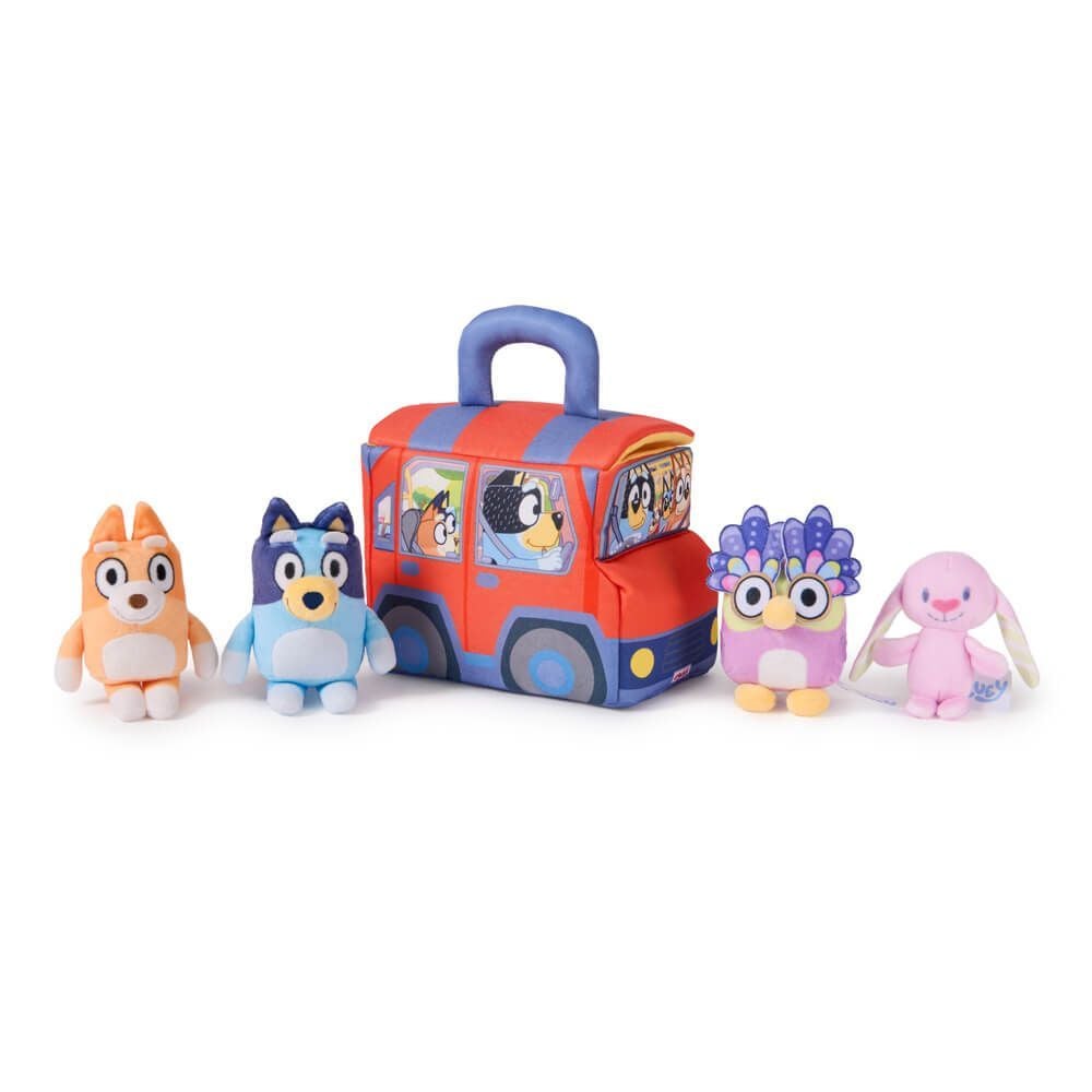 Bluey Sensory Soft Plush Playset by Bluey - ISBN: 0681147074484