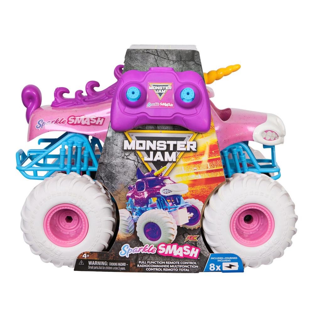 SpinMaster Monster Jam Radio Control Sparkle Smash, 0681147099630