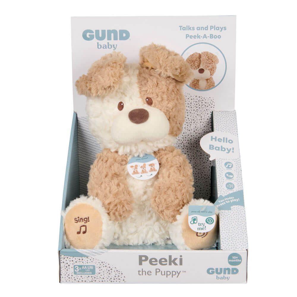Gund Animated: Peeki The Puppy, 0681147105683
