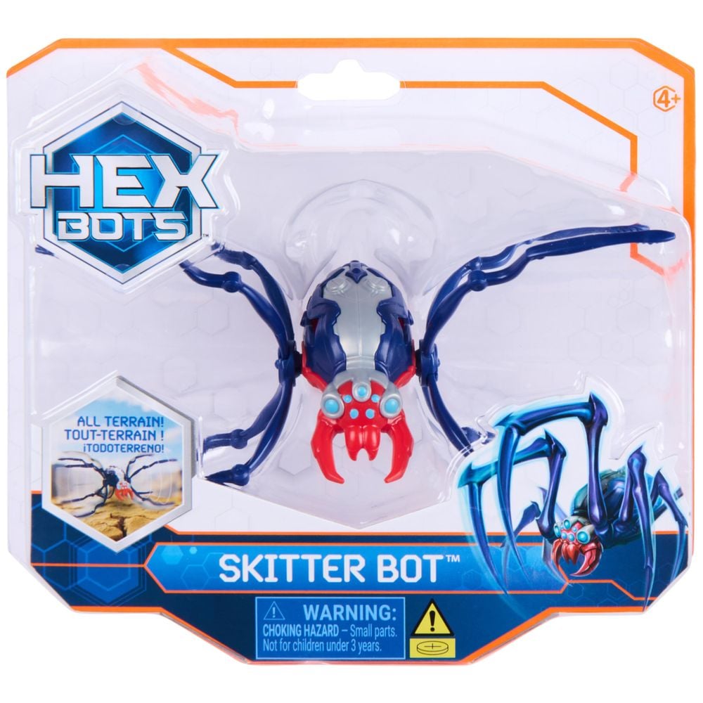 Hexbots Skitter Bot RC Spider Robot Toy (Red) by Hexbots - ISBN: 0681147126183