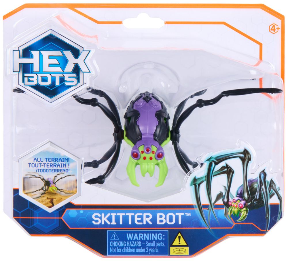 Hexbots Skitter Bot RC Spider Robot Toy (Green) by Hexbots - ISBN: 0681147126206