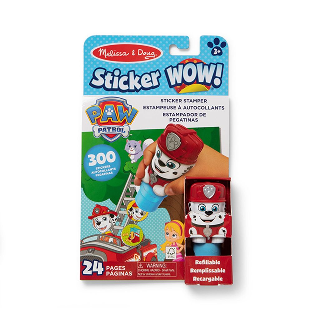 Melissa & Doug Sticker WOW! Paw Patrol - Marshall by Melissa & Doug - ISBN: 0681147137714