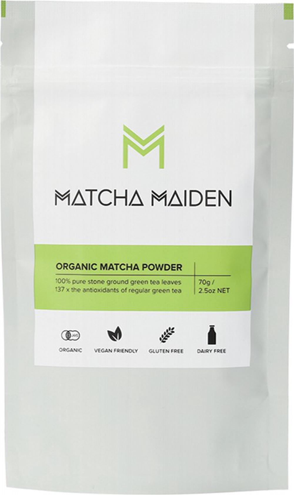 Matcha Green Tea Powder 100% Pure Stone Ground - 70g, 0683405832379