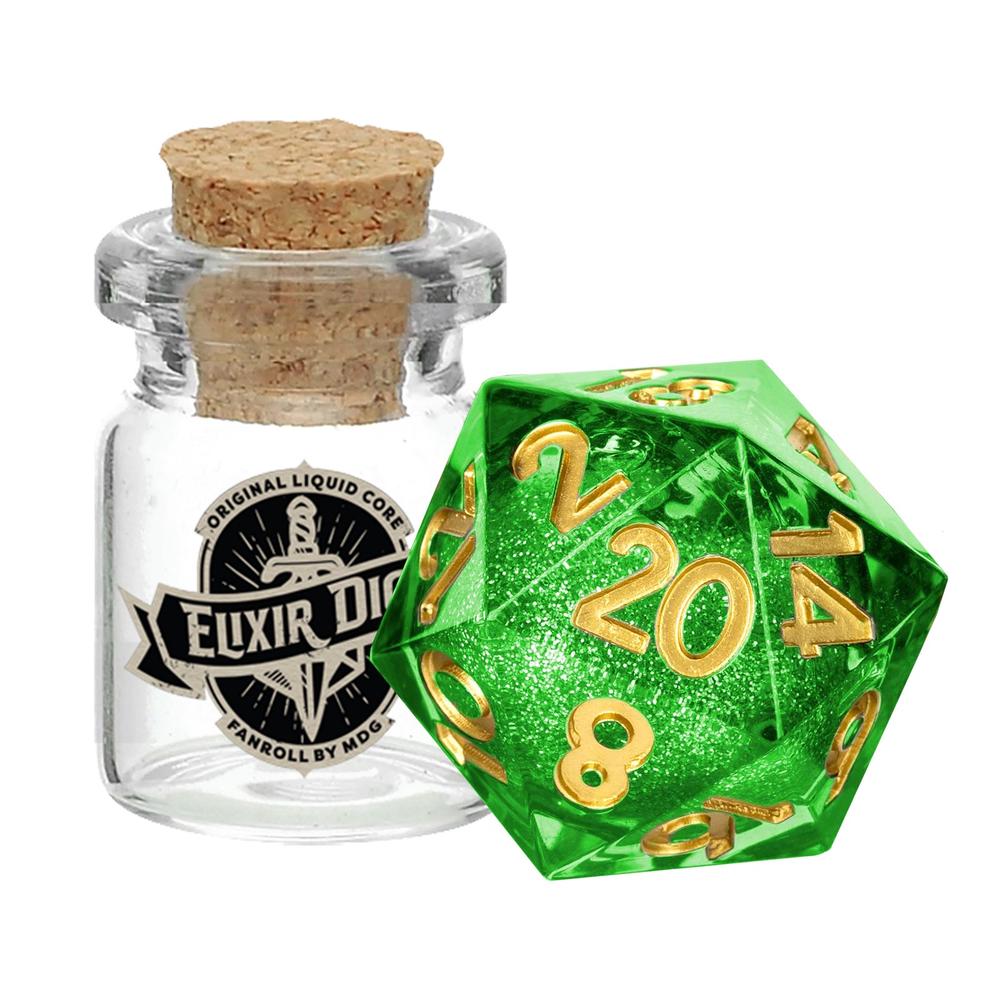 FanRoll by Metallic Dice Games MDG Individual d20 Elixir Liquid Core Dice: Aegis of Hope, 0687700232179