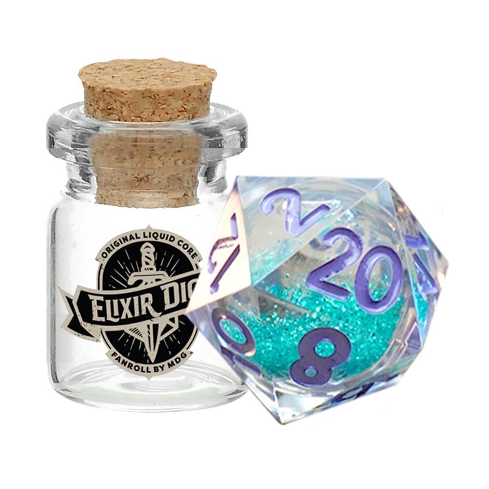 FanRoll by Metallic Dice Games MDG Individual d20 Elixir Liquid Core Dice: Disco Vibes by FanRoll by Metallic Dice Games - ISBN: 0687700232346
