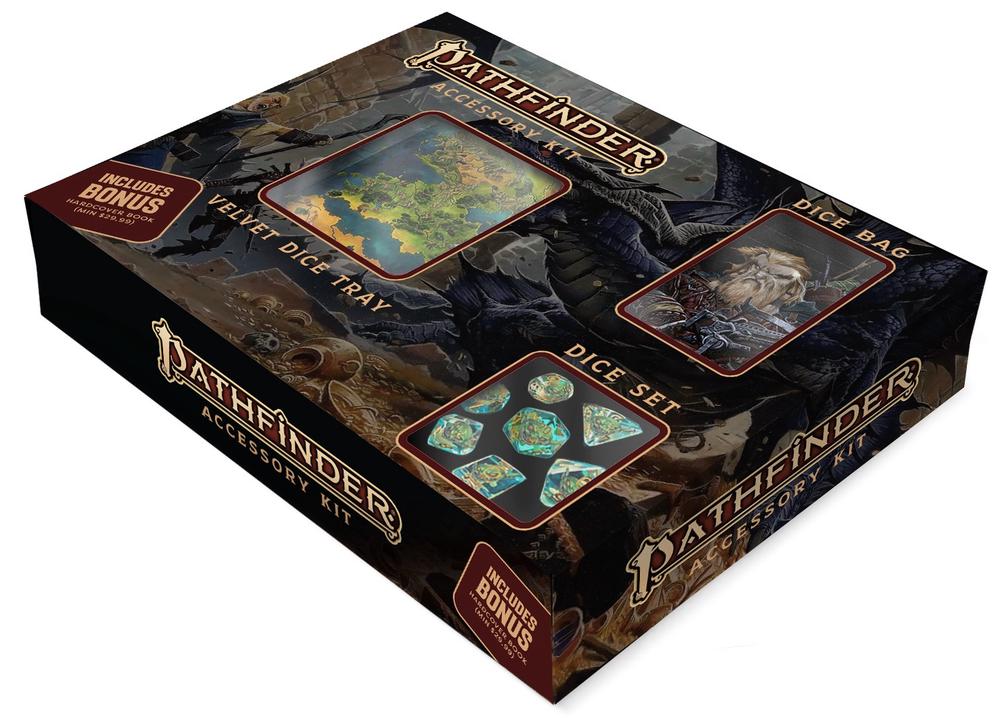 MDG Pathfinder Bundle Dice Set/Dice Bag/Dice Tray, 0687700232810