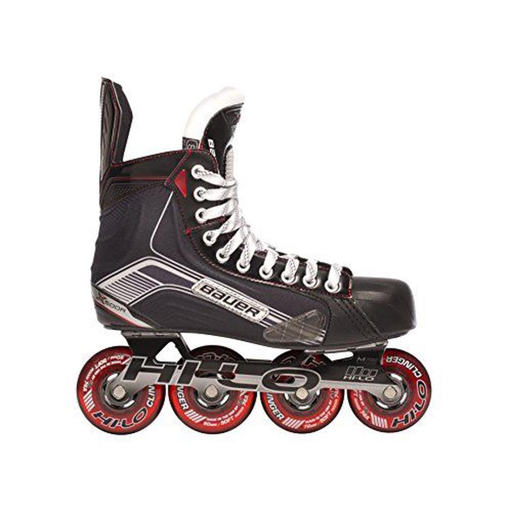 Bauer 1047264 Senior Vapor X500R Roller Hockey Skate, Black, Size 8