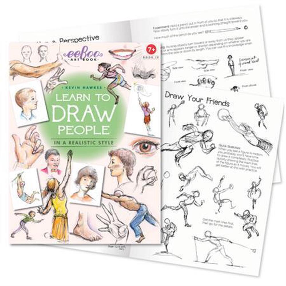 Learn to Draw People Art Book, 0689196505737