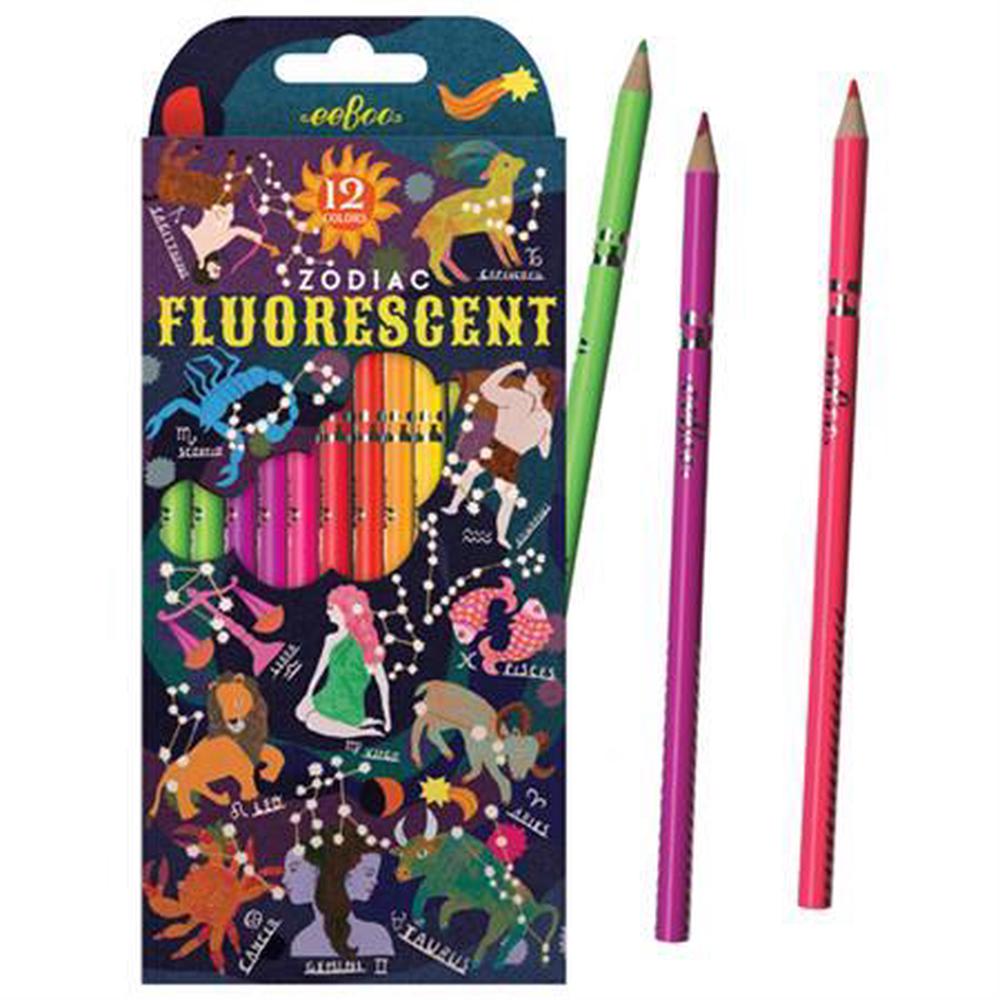 eeBoo Zodiac Color Fluorescent Pencils, 12 Piece Buy online at The Nile