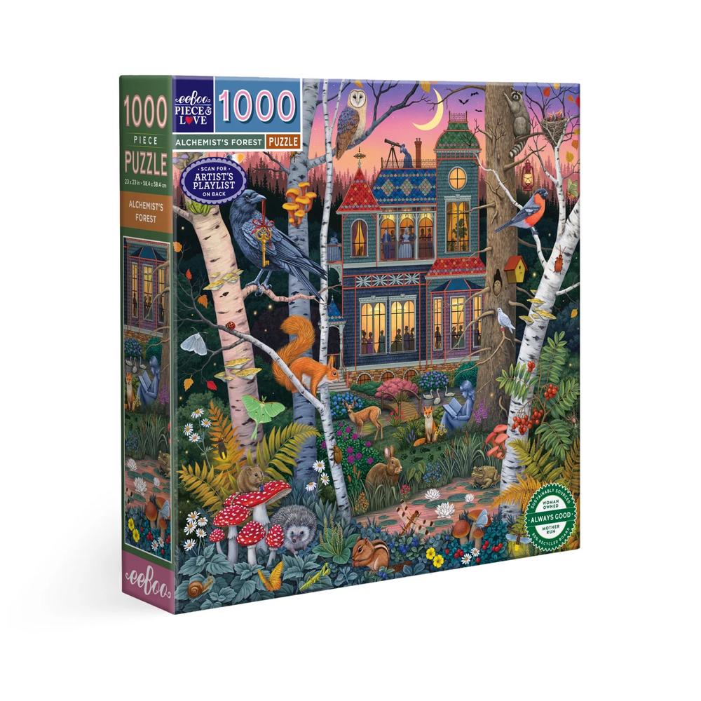 eeBoo Alchemists Forest Square Puzzle, 1000pc by eeBoo - ISBN: 0689196517495