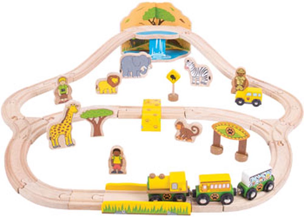 bigjigs rail wooden fairy town train set