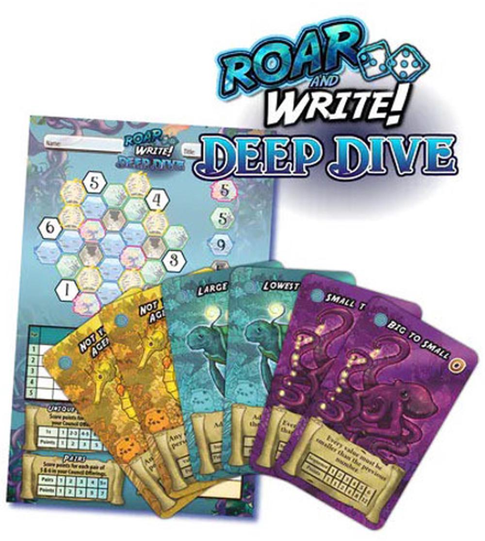 Galactic Raptor Games Roar and Write Deep Dive Game | Buy online at The ...
