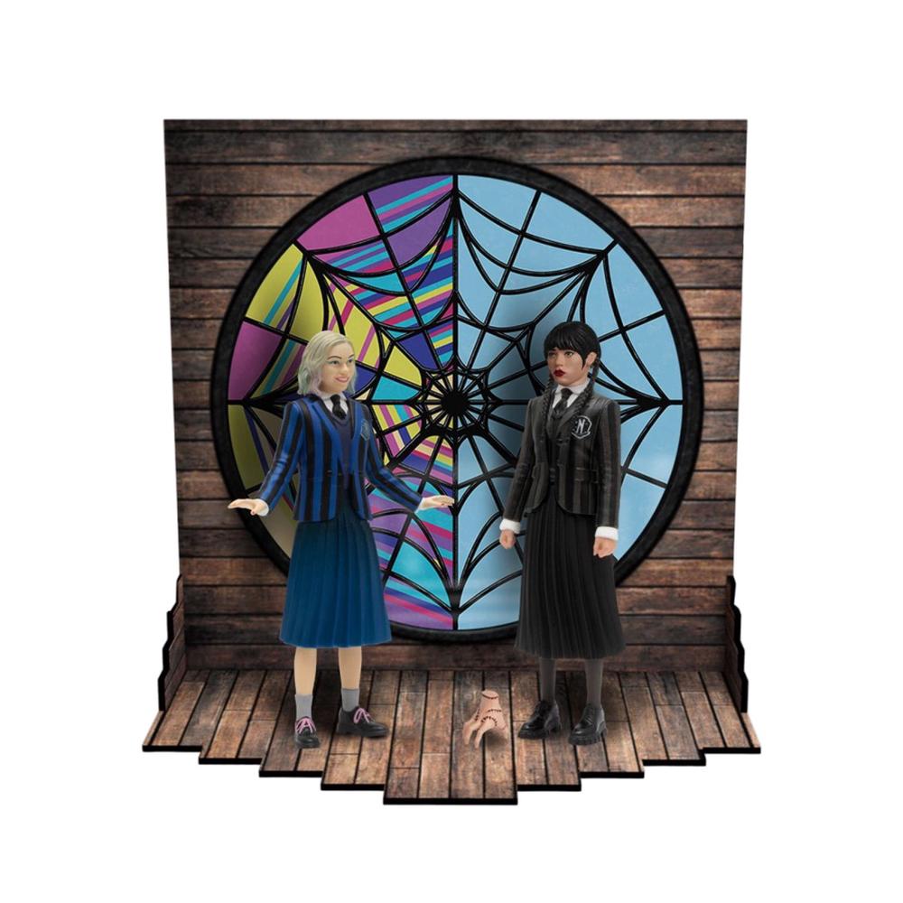 Mezco Toyz Wednesday - Wednesday & Enid 5-Points Box Set Figure, 0696198170467