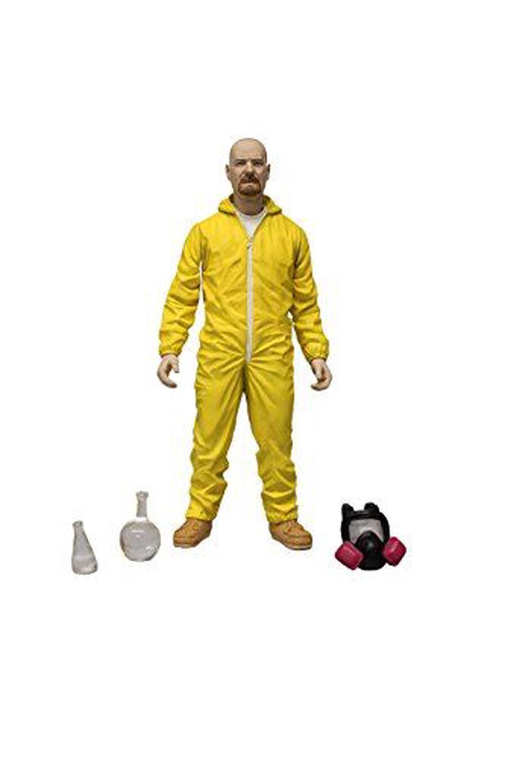 Mezco Toyz Breaking Bad 6 Walter White Hazmat Figure Yellow Suit