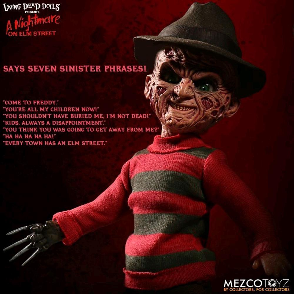 Mezco Toyz Living Dead Dolls - Freddy Krueger with Sound, 0696198994001
