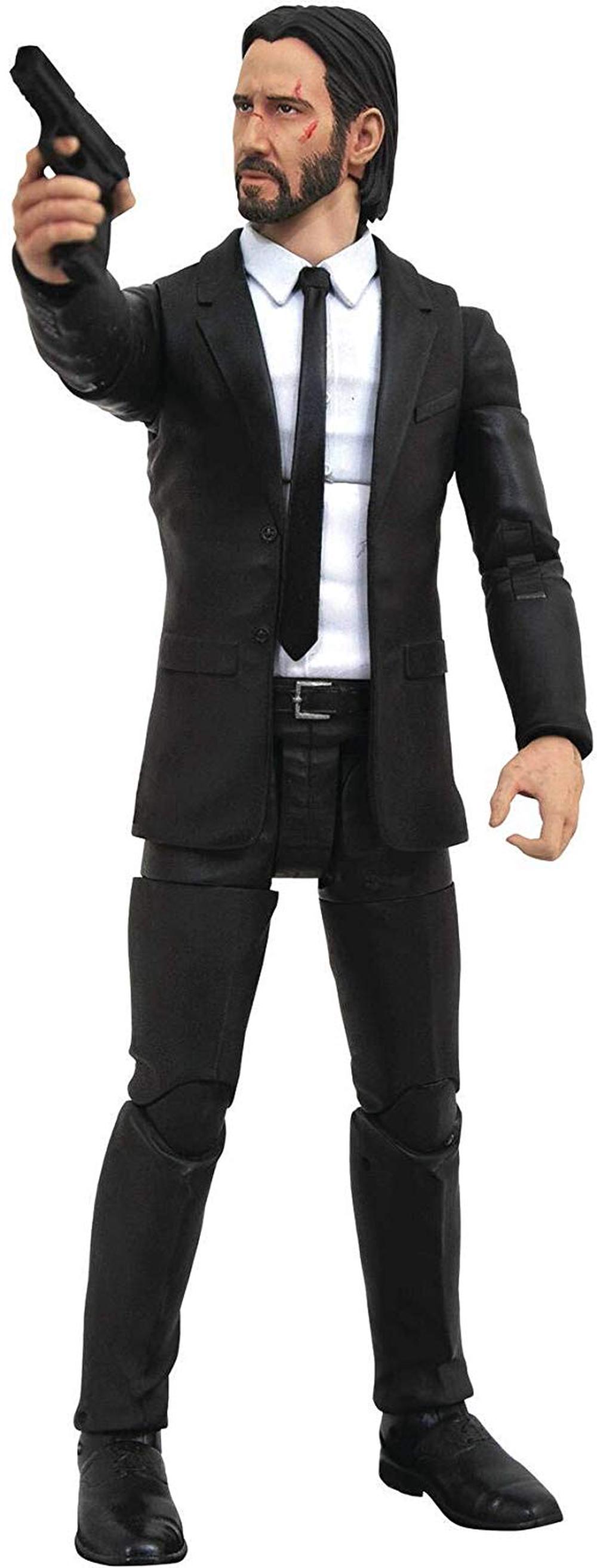 Diamond Select Toys John Wick - John Wick with Dog 7 Inch Action Figure ...