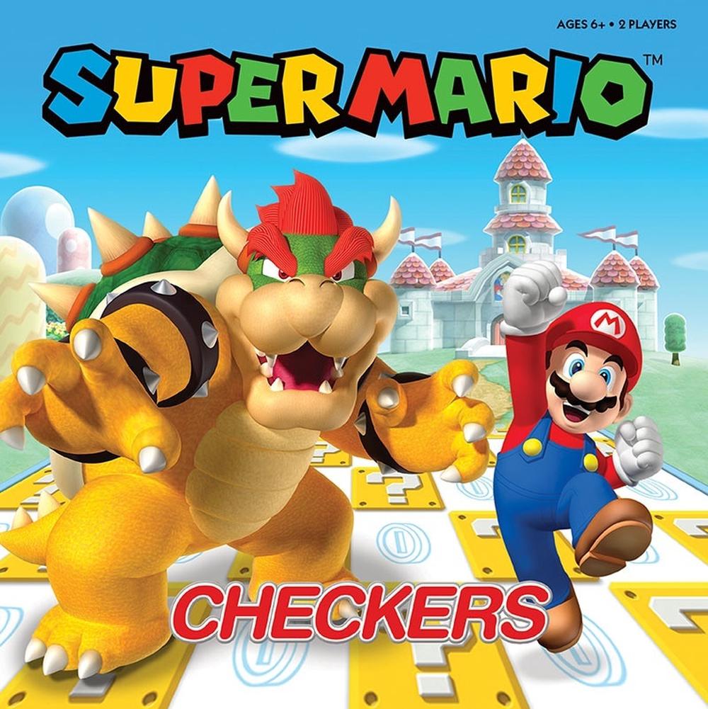 The Op Super Mario vs Bowser Checkers International, 0700304153012