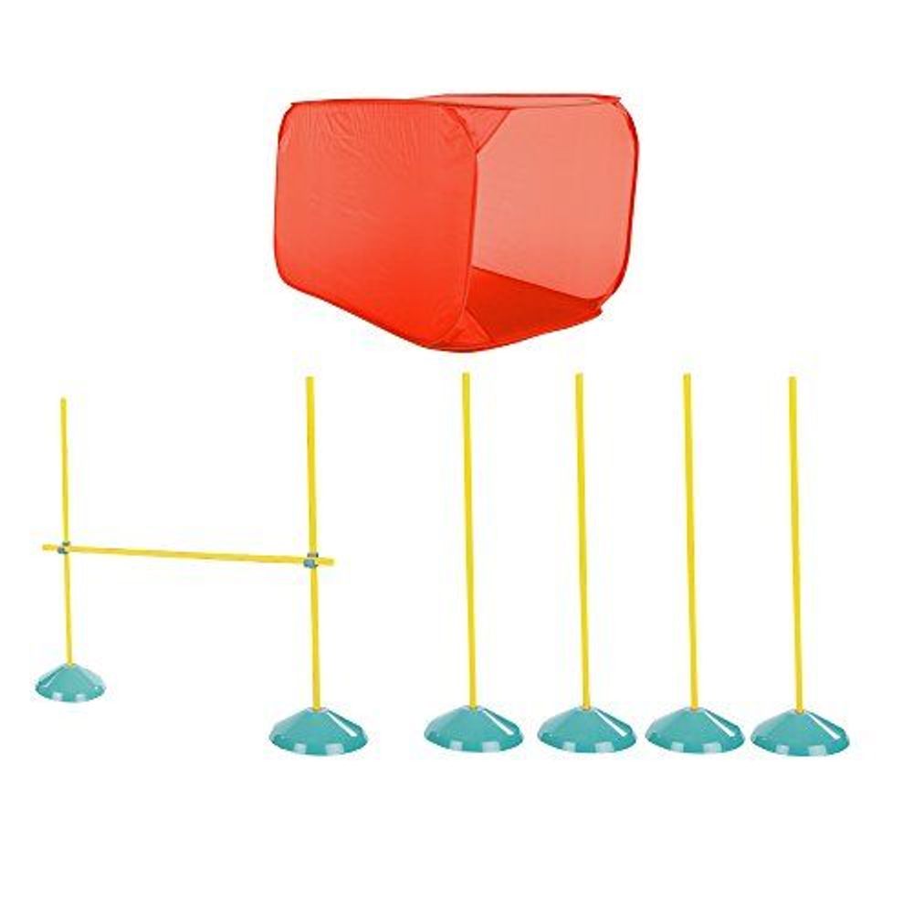 Outward Hound Zip & Zoom Indoor/Outdoor Agility Weave Poles