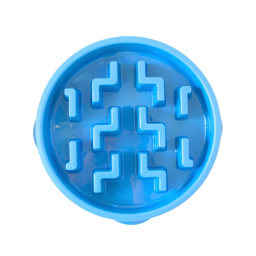Outward Hound Fun Feeder Slow Feeder Dog Bowl (Blue Notch) Large