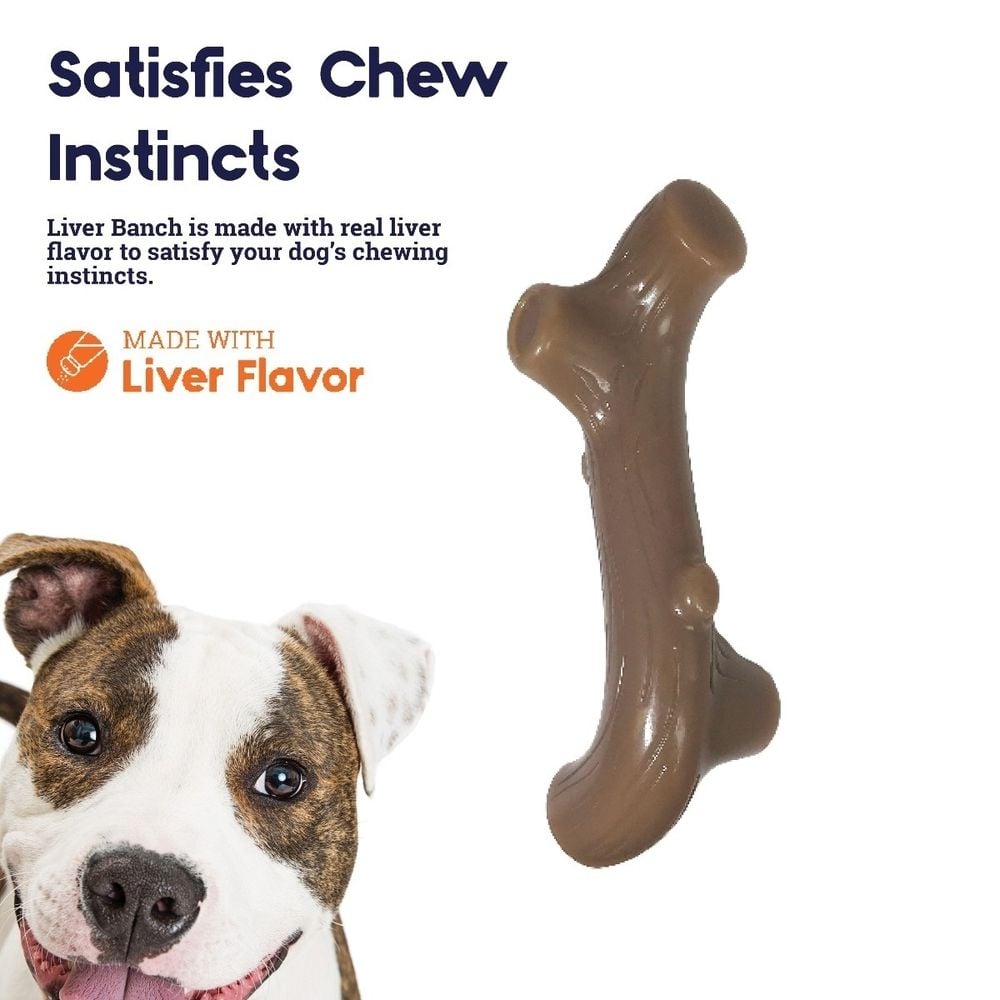 Petstages Liver Branch Flavoured Chew Stick for Dogs - Large by Petstages - ISBN: 0700603686112
