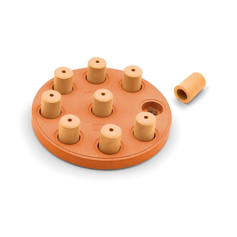 Nina Ottosson Smart Wooden Interactive Dog Toy (Orange) by Nina Ottosson - ISBN: 0700603695398