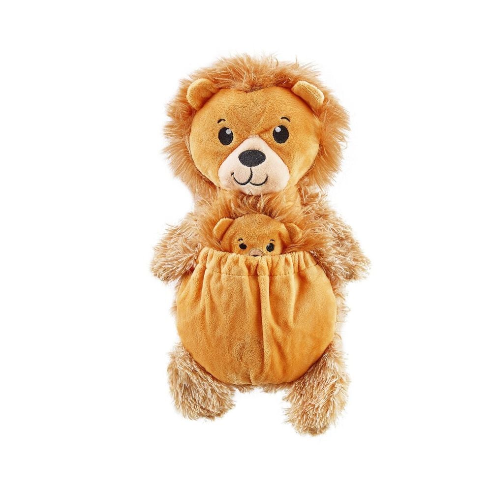 Charming Pet Pouch Pals Plush Dog Toy (Lion with Baby in Pouch) by Charming Pet - ISBN: 0700603703352