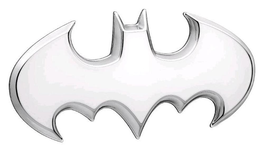 Fan Emblems Batman - Batwing 3D Fan Emblem (Chrome), 0702785101131