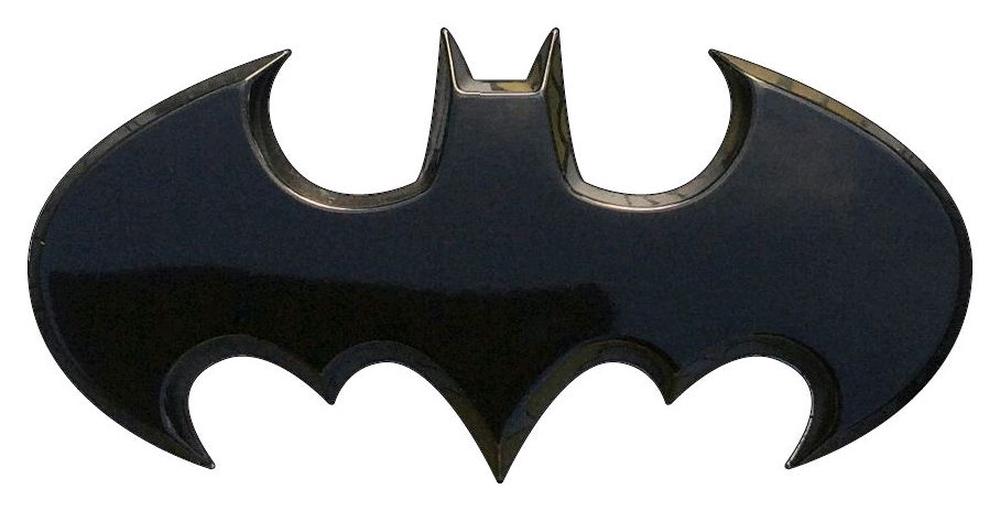 Batman - Batwing 3D Fan Emblem (Chrome Black), 0702785101148
