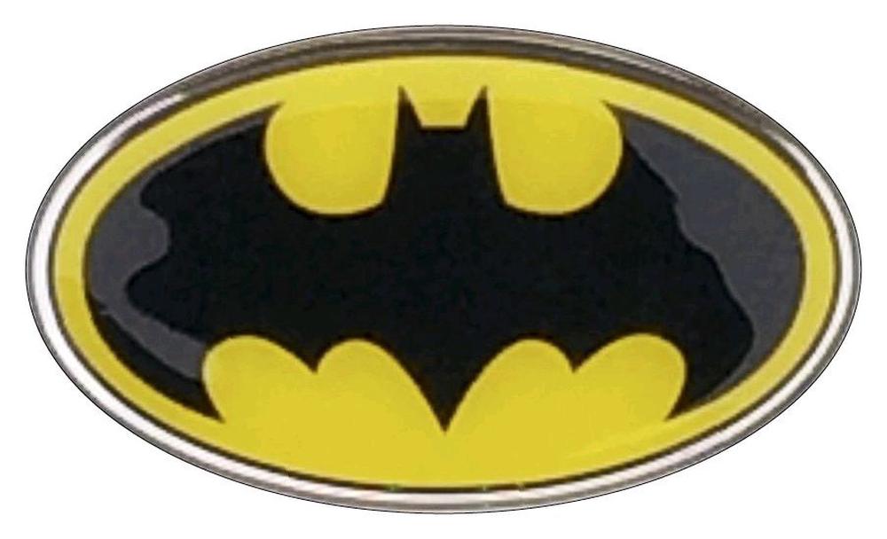 Batman - Logo Premium Car Emblem (Black & Yellow), 0702785101216