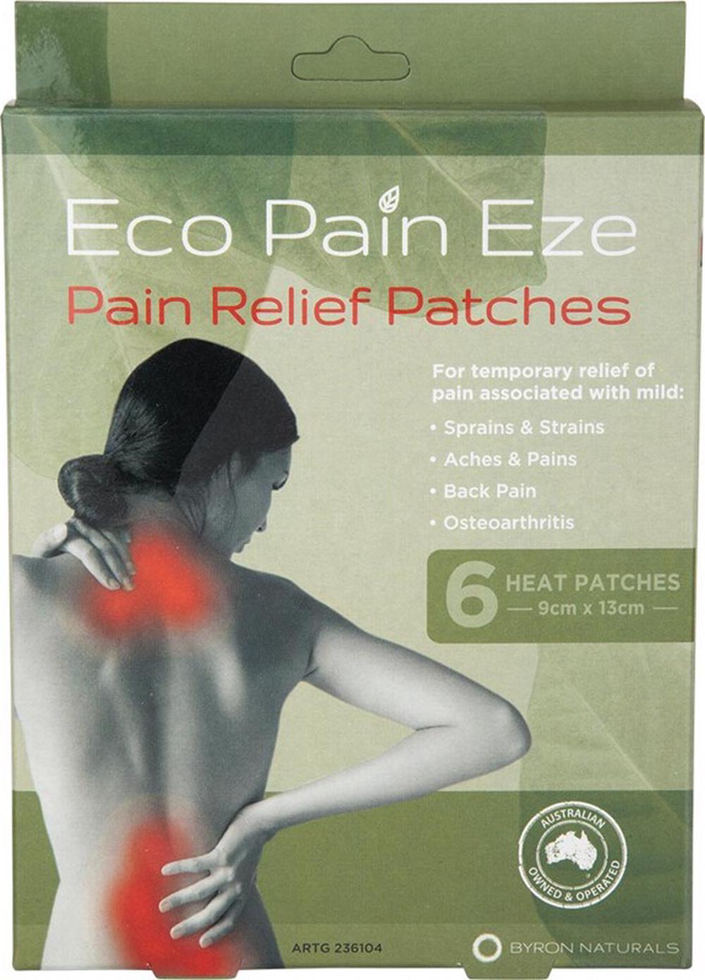 Eco Pain Heat Patches, 6 Piece, 0702785197844